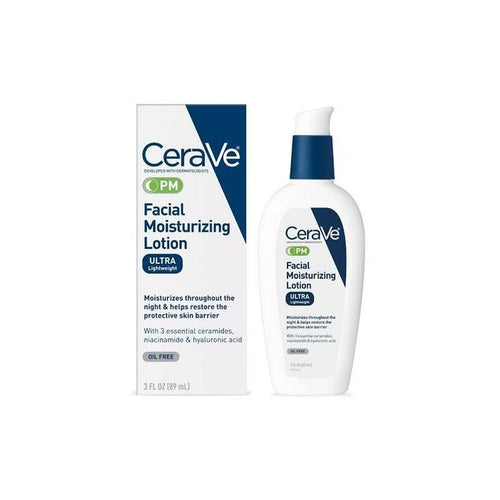 CeraVe PM Facial Oil Free Moisturizing Lotion (89ml)